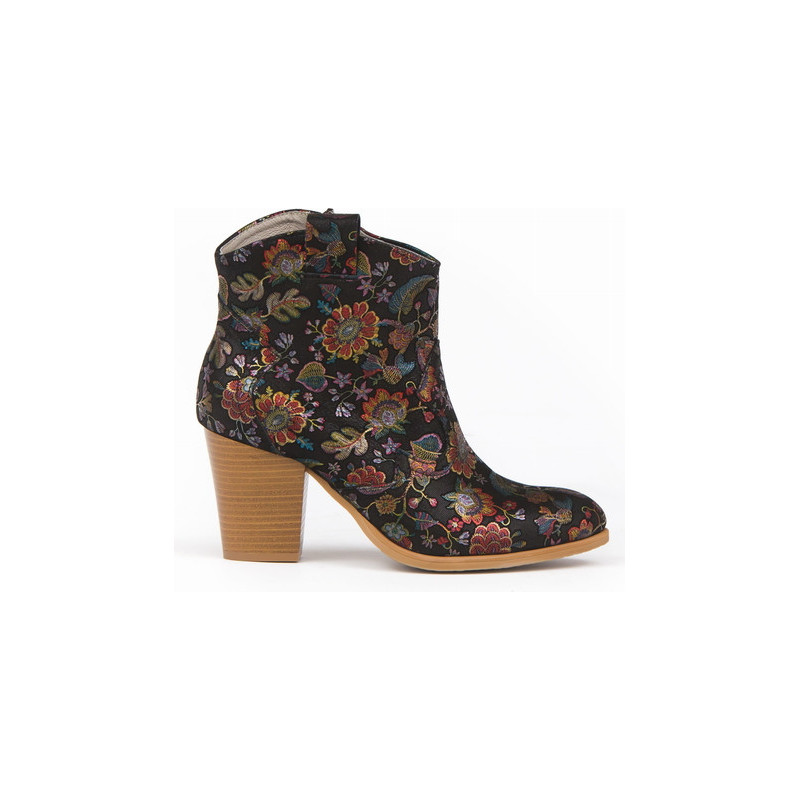 Botki Zapato w stylu boho na obcasie na zamek