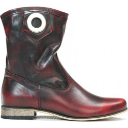 Botki Zapato w stylu boho ze skóry