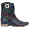 Botki Zapato z płaską podeszwą w stylu boho