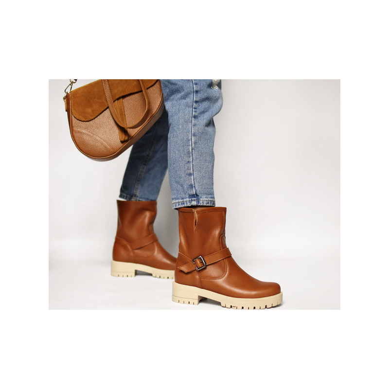 Botki Zapato ze skóry