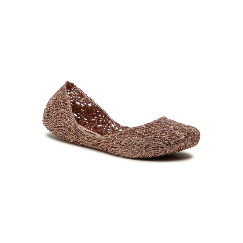 Brązowe baleriny Melissa w stylu casual