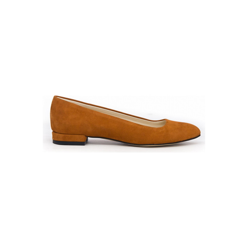 Brązowe baleriny Zapato