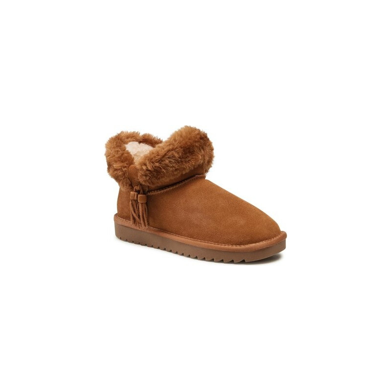 Brązowe botki Lasocki w stylu casual