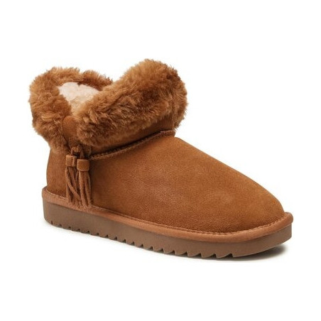 Brązowe botki Lasocki w stylu casual