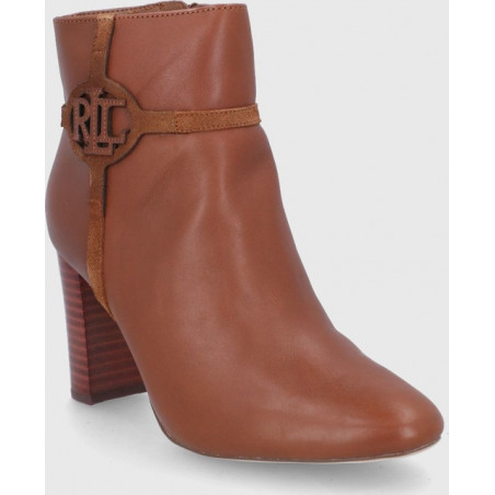 Brązowe botki Ralph Lauren