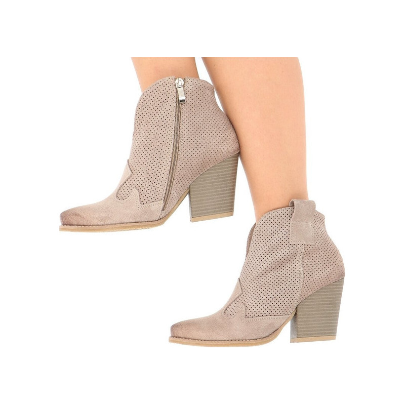 Brązowe botki Tymoteo