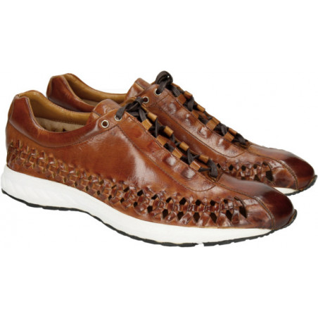 Brązowe buty sportowe Melvin & Hamilton sznurowane