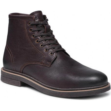Brązowe buty zimowe Badura w stylu casual