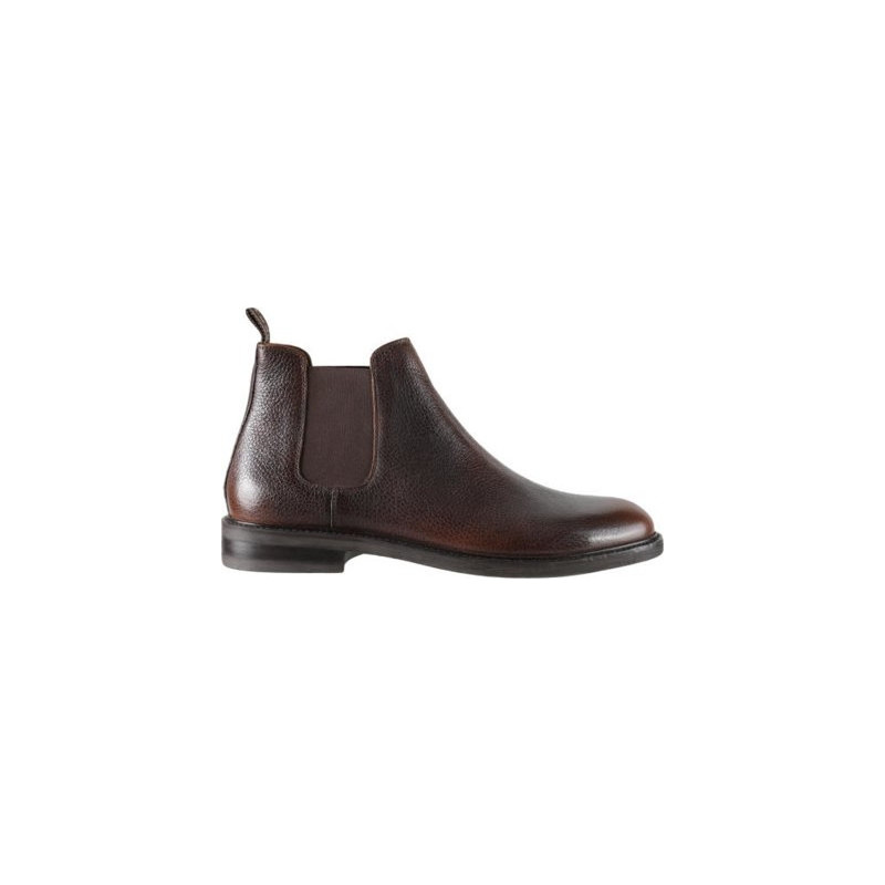 Brązowe buty zimowe Gino Rossi