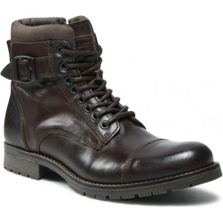 Brązowe buty zimowe Jack & Jones