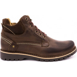 Brązowe buty zimowe Komodo w stylu casual