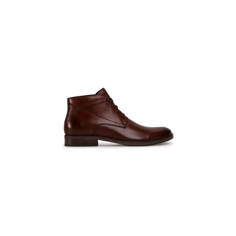 Brązowe buty zimowe Lasocki For Men sznurowane