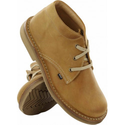 Brązowe buty zimowe OTMĘT w stylu casual sznurowane