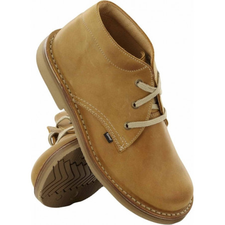 Brązowe buty zimowe OTMĘT w stylu casual sznurowane