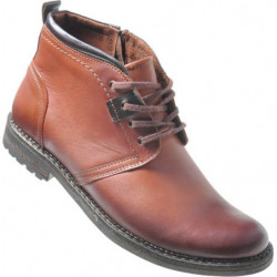 Brązowe buty zimowe Pantofelek24