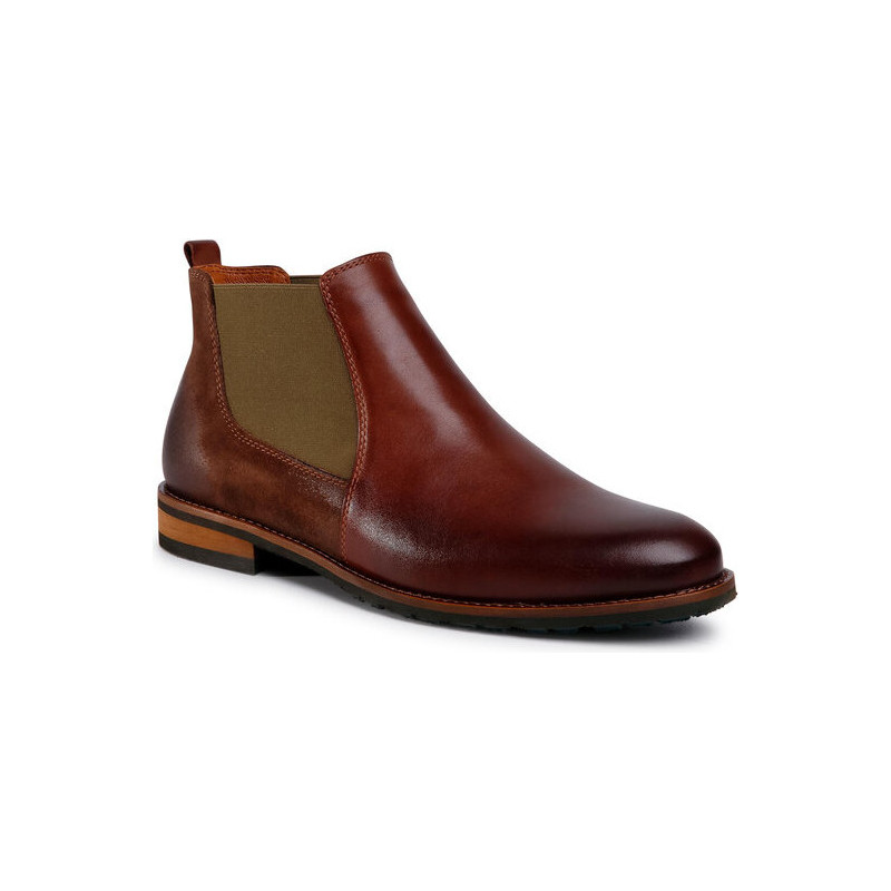 Brązowe buty zimowe Quazi