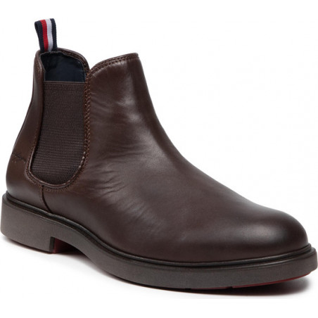 Brązowe buty zimowe Tommy Hilfiger