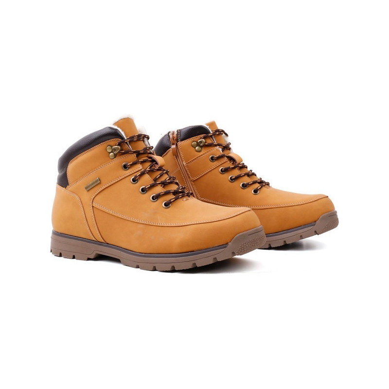 Brązowe buty zimowe Yourshoes