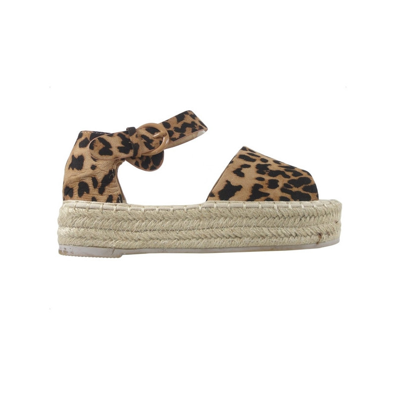 Brązowe espadryle Kokietki