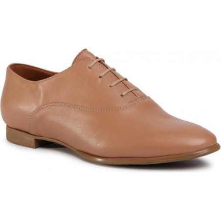 Brązowe półbuty Gino Rossi w stylu casual