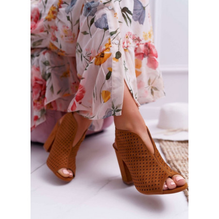Brązowe sandały Fw1