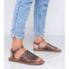 Brązowe sandały Gemre.com.pl w stylu casual