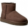 Brązowe śniegowce UGG Australia ze skóry