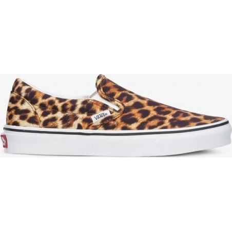 Brązowe trampki Vans z płaską podeszwą w młodzieżowym stylu