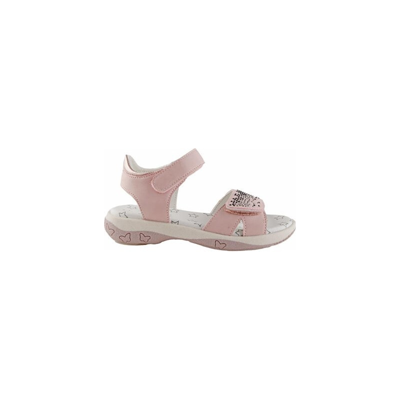 Buty dziecięce letnie Nelli Blu na rzepy dla dziewczynek ze skóry