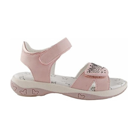 Buty dziecięce letnie Nelli Blu na rzepy dla dziewczynek ze skóry
