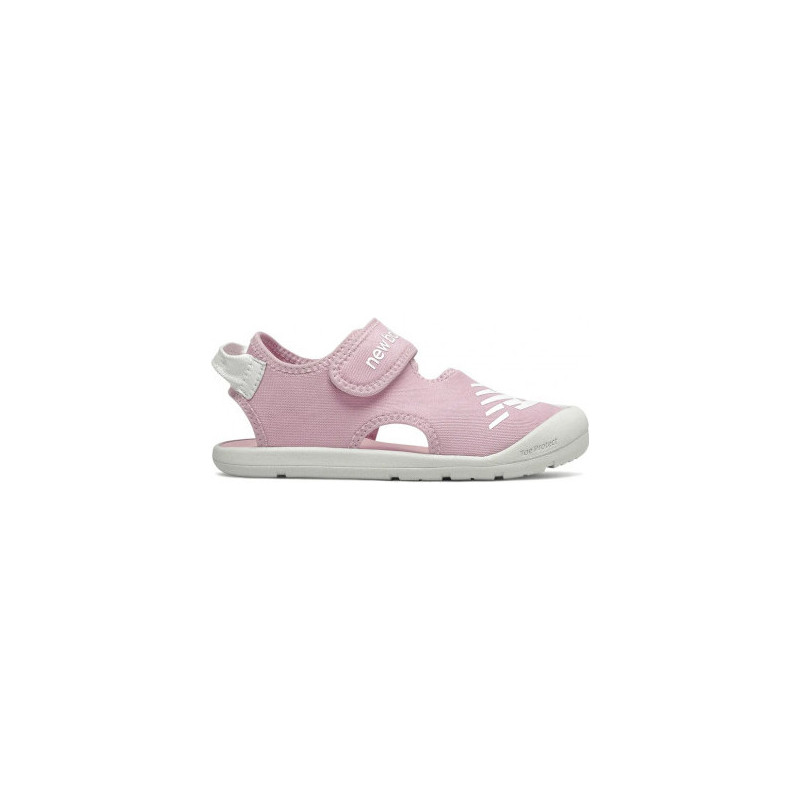 Buty dziecięce letnie New Balance ze skóry na rzepy dla dziewczynek