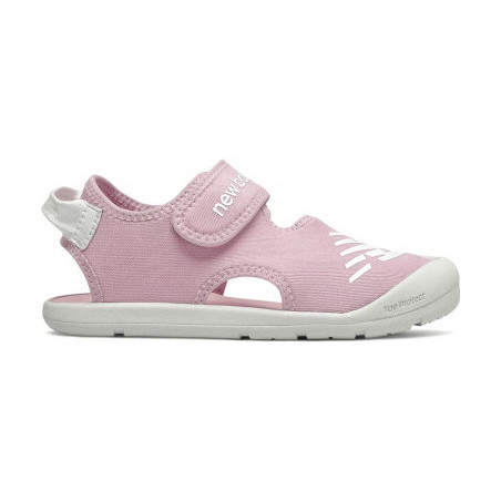 Buty dziecięce letnie New Balance ze skóry na rzepy dla dziewczynek