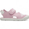 Buty dziecięce letnie New Balance ze skóry na rzepy dla dziewczynek