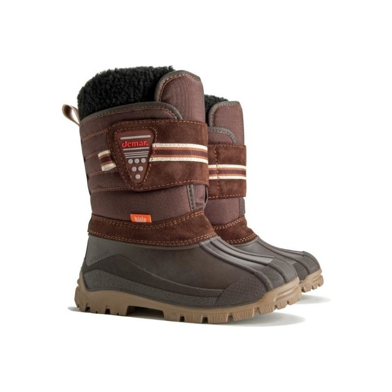 Buty dziecięce zimowe Demar na rzepy