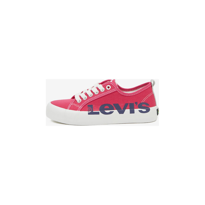 Buty dziecięce zimowe Levis dla dziewczynek z tkaniny sznurowane