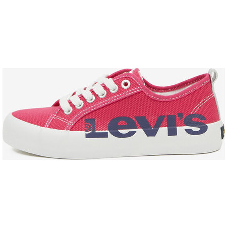 Buty dziecięce zimowe Levis dla dziewczynek z tkaniny sznurowane