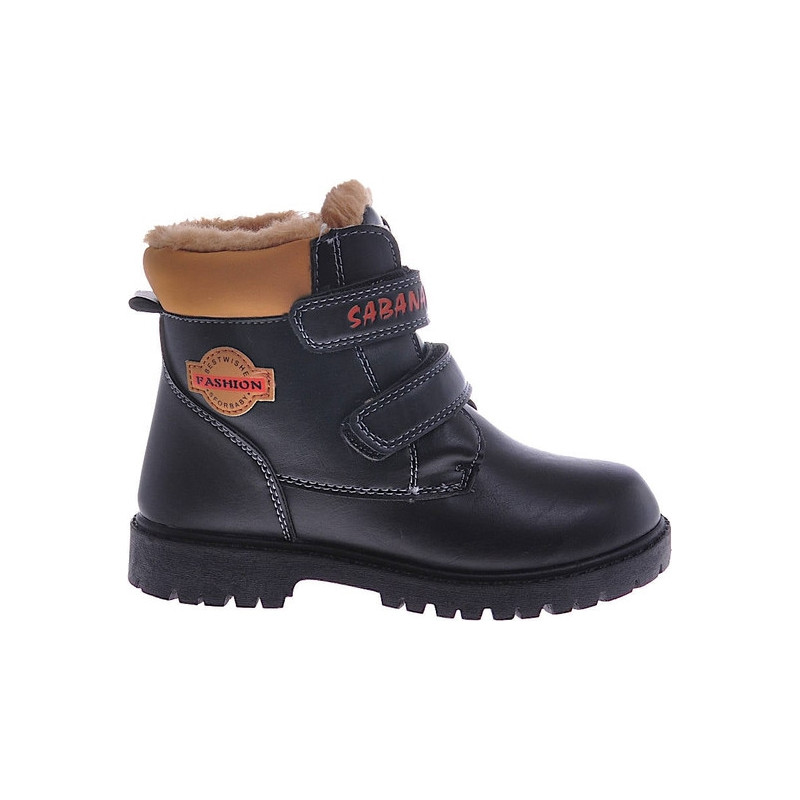 Buty dziecięce zimowe Pantofelek24 na rzepy dla chłopców