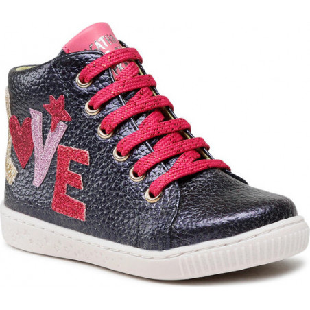 Buty dziecięce zimowe Prada sznurowane
