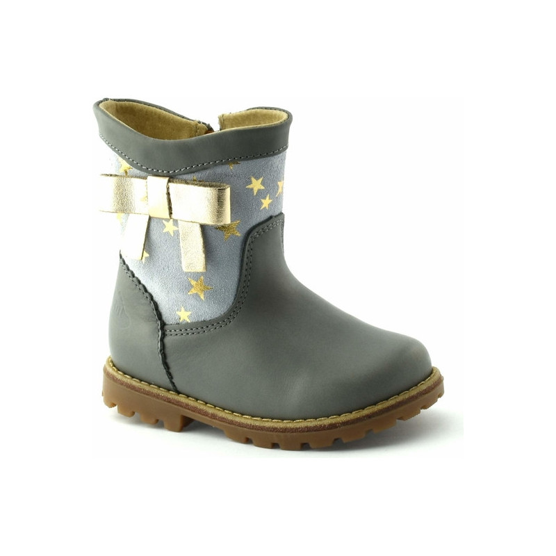 Buty dziecięce zimowe RenBut dla dziewczynek z wełny
