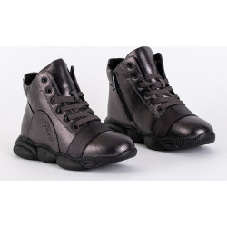 Buty dziecięce zimowe Royalfashion.pl sznurowane