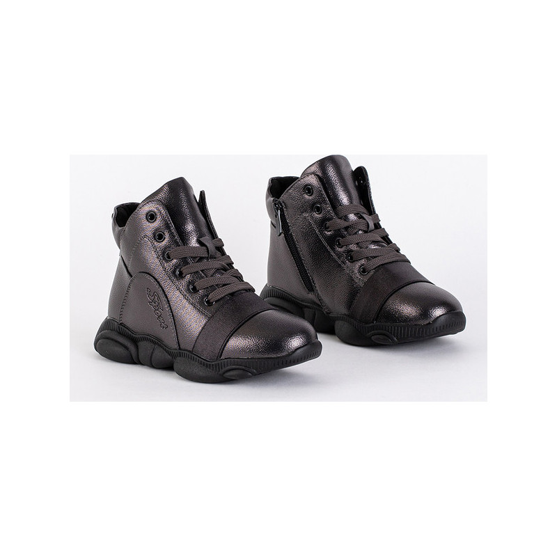 Buty dziecięce zimowe Royalfashion.pl sznurowane