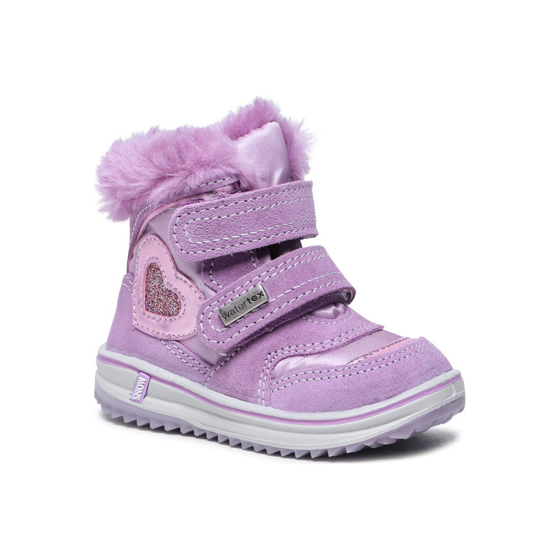 Buty dziecięce zimowe Twisty na rzepy dla dziewczynek