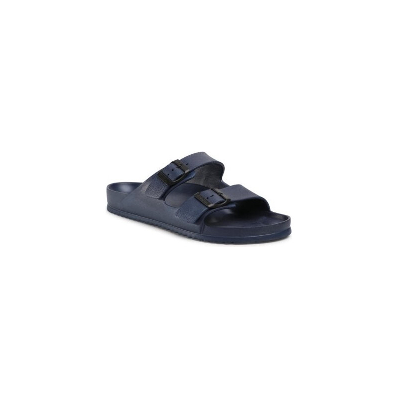Buty letnie męskie Coqui z klamrami ze skóry