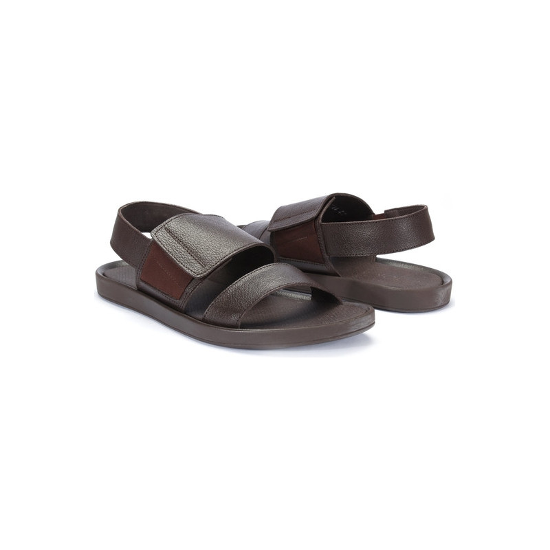 Buty letnie męskie Domeno ze skóry