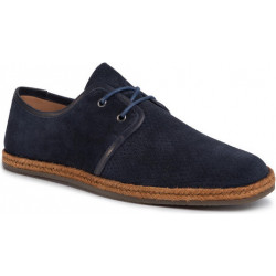 Buty letnie męskie Gino Rossi z tkaniny sznurowane