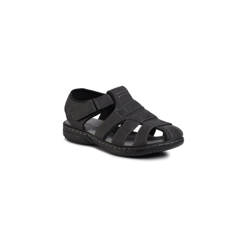 Buty letnie męskie Lanetti na rzepy
