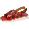 Buty letnie męskie Melvin & Hamilton ze skóry z klamrami