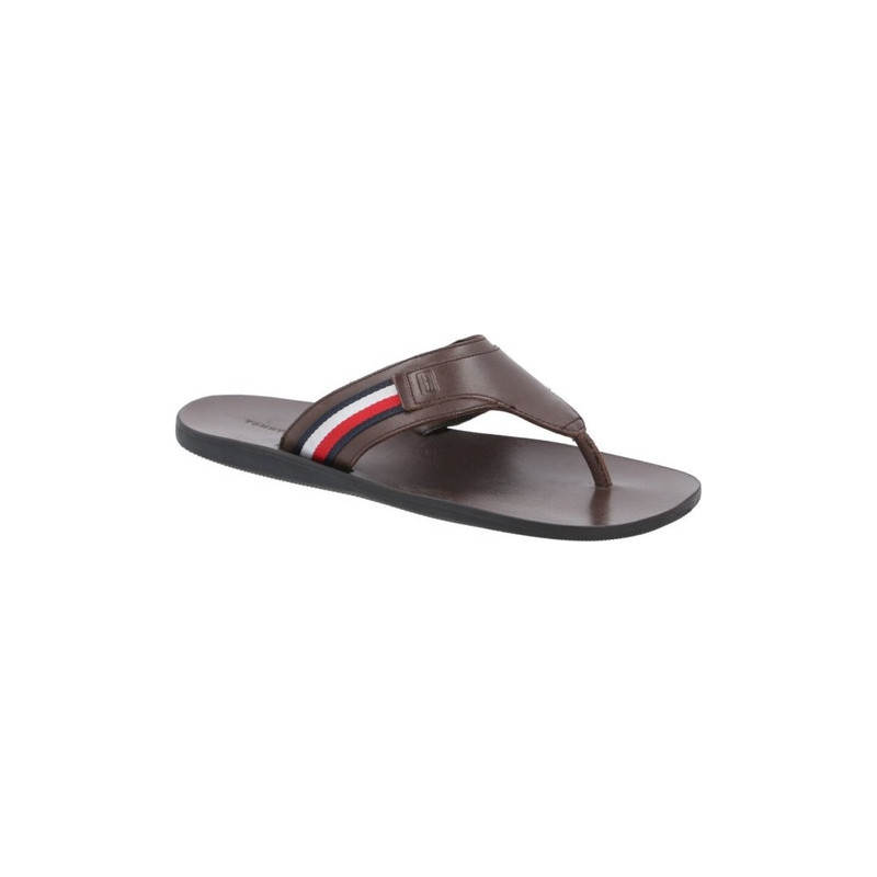Buty letnie męskie Tommy Hilfiger ze skóry