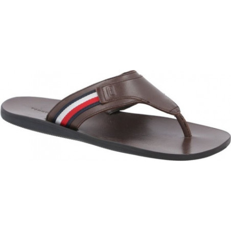 Buty letnie męskie Tommy Hilfiger ze skóry