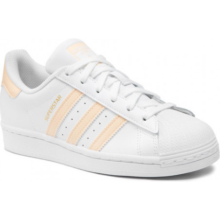 Buty sportowe Adidas sznurowane ze skóry w sportowym stylu